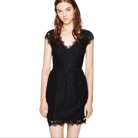 Babaton Dresses & Skirts - Aritzia Babaton Black Tobias Lace Mini Dress